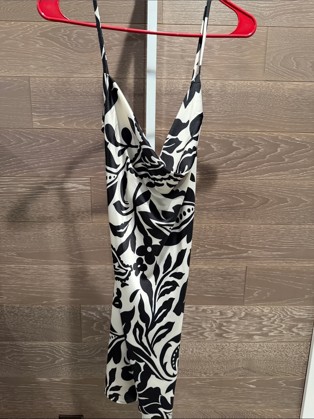 Floral Satin Slip Dress